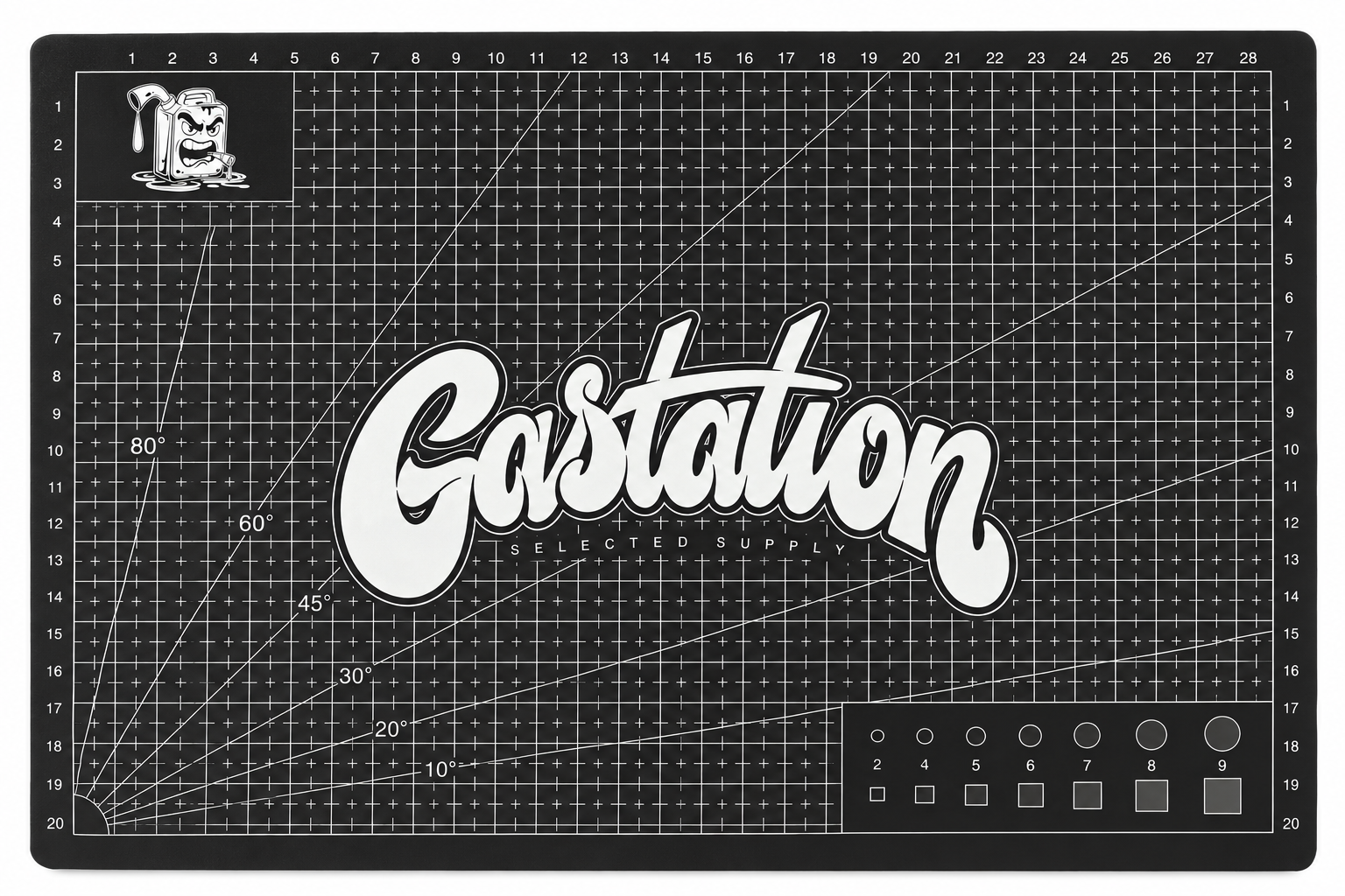 Gas Station Logo Schneidematte