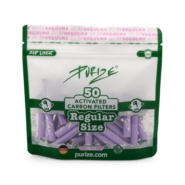 50 PURIZE® REGULAR SIZE AKTIVKOHLEFILTER