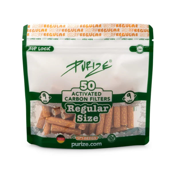 50 PURIZE® REGULAR SIZE AKTIVKOHLEFILTER