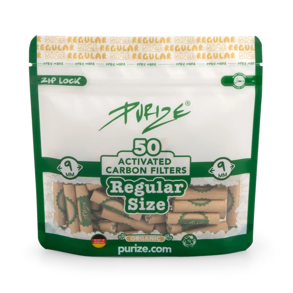50 PURIZE® REGULAR SIZE AKTIVKOHLEFILTER