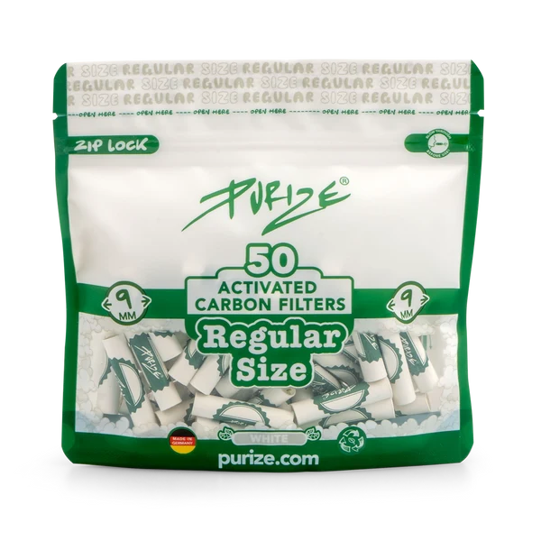 50 PURIZE® REGULAR SIZE AKTIVKOHLEFILTER