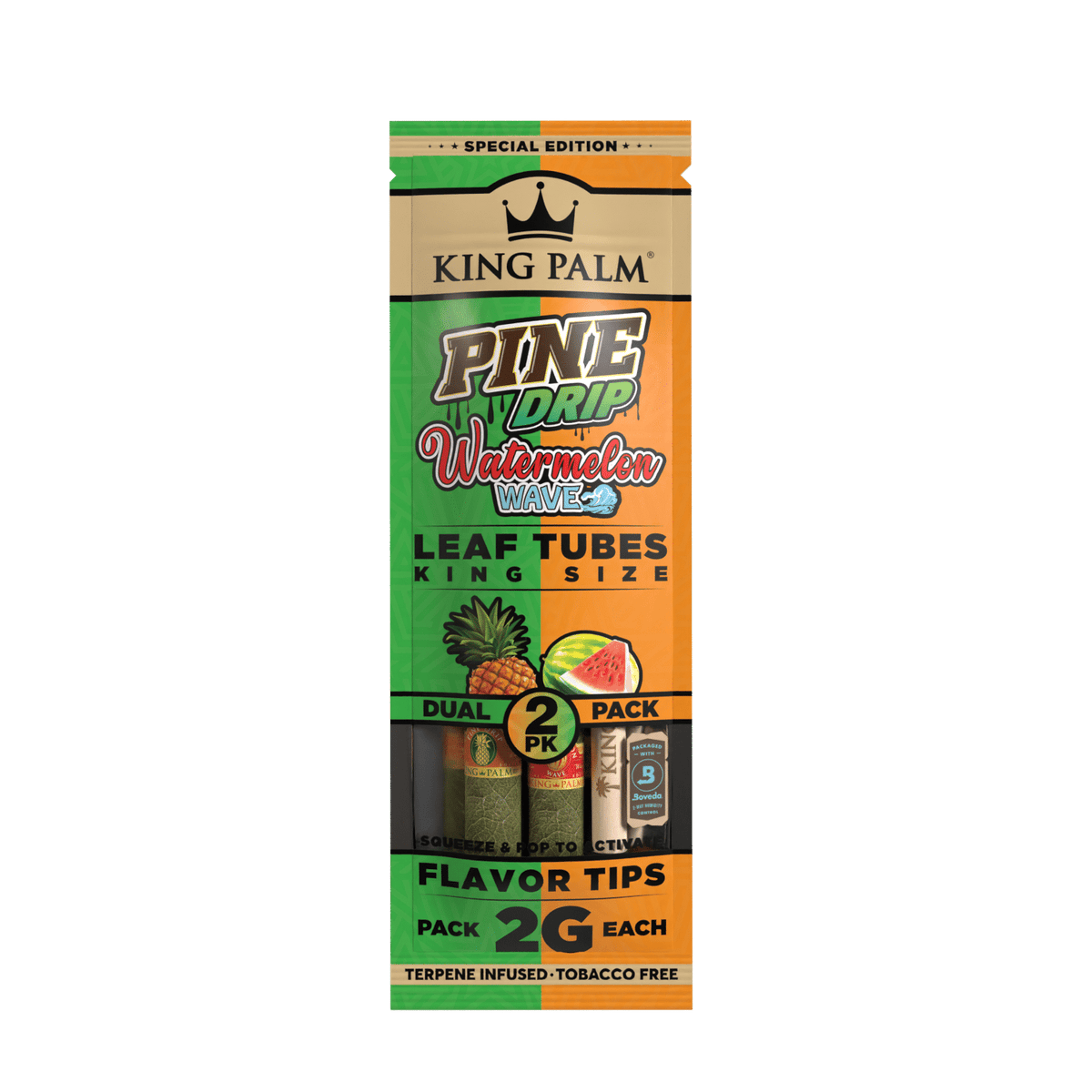 King Palm Dual Pack Watermelon/Pineapple