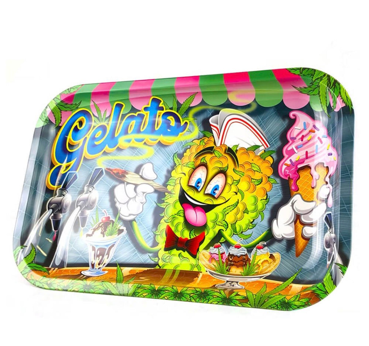 Gelato Metal Rolling Tray Small