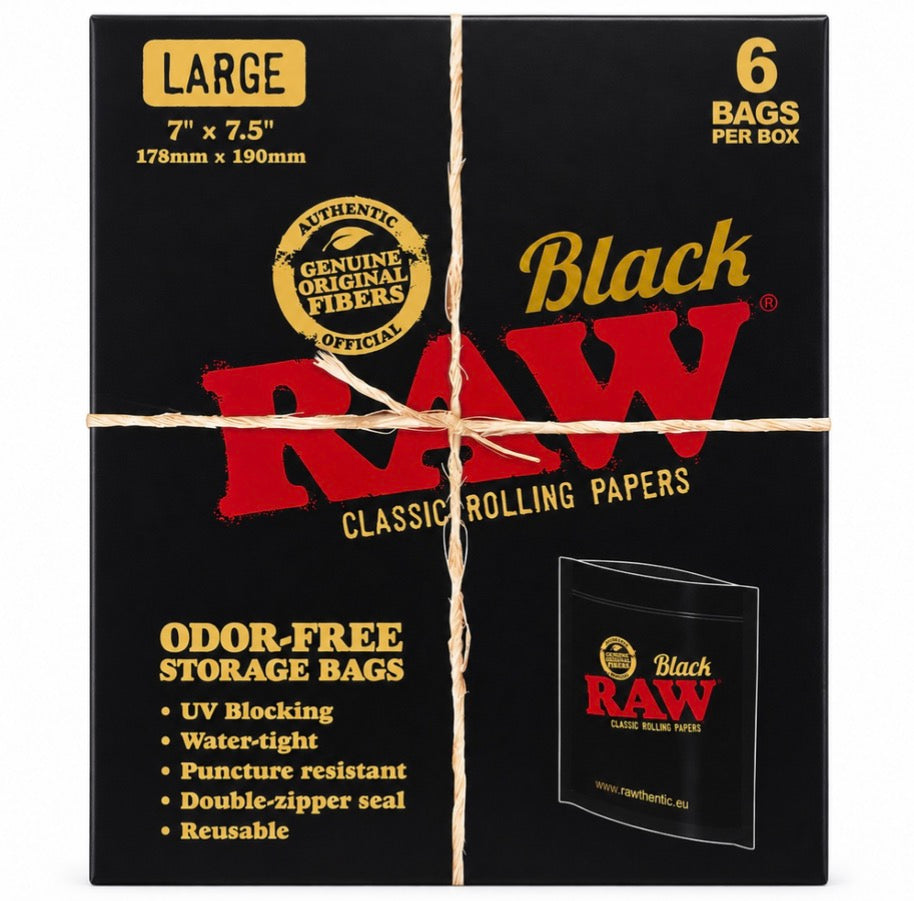 Raw Black Odor-Free Bags