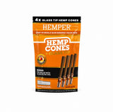Hemper Mini-Size Hemp Cones + Glas Tip (4 Stück)