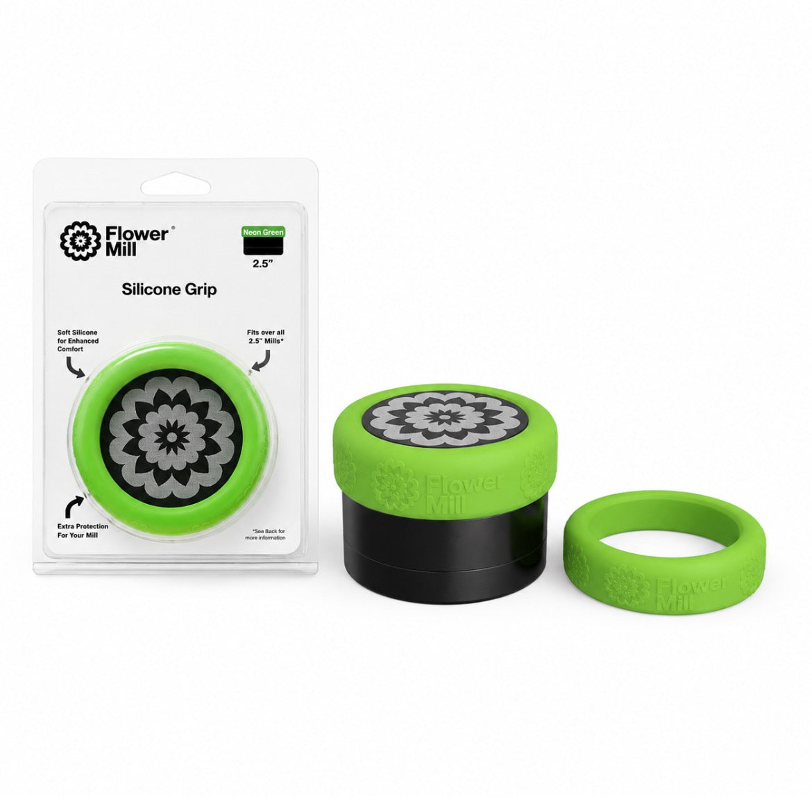 Flower Mill Silicone Grip