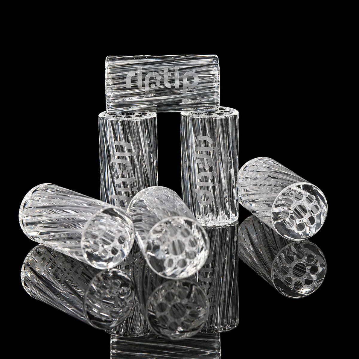 TheRipTip Clear Logo Etched