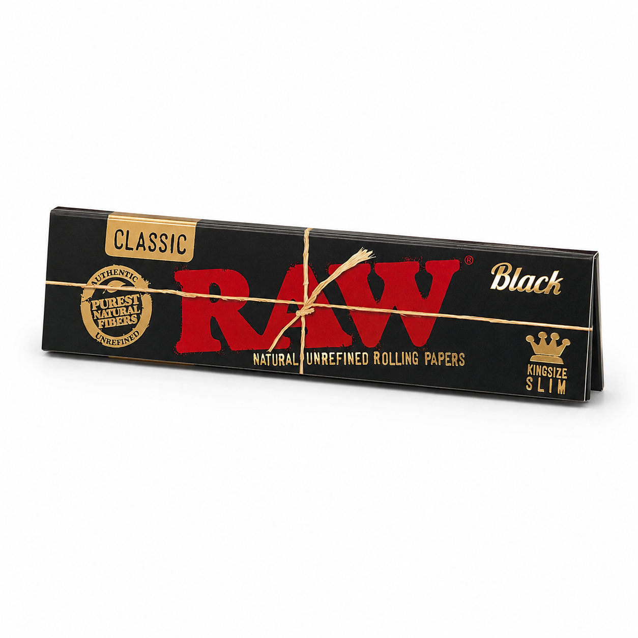 RAW Classic King Size Black Slim32 Blatt