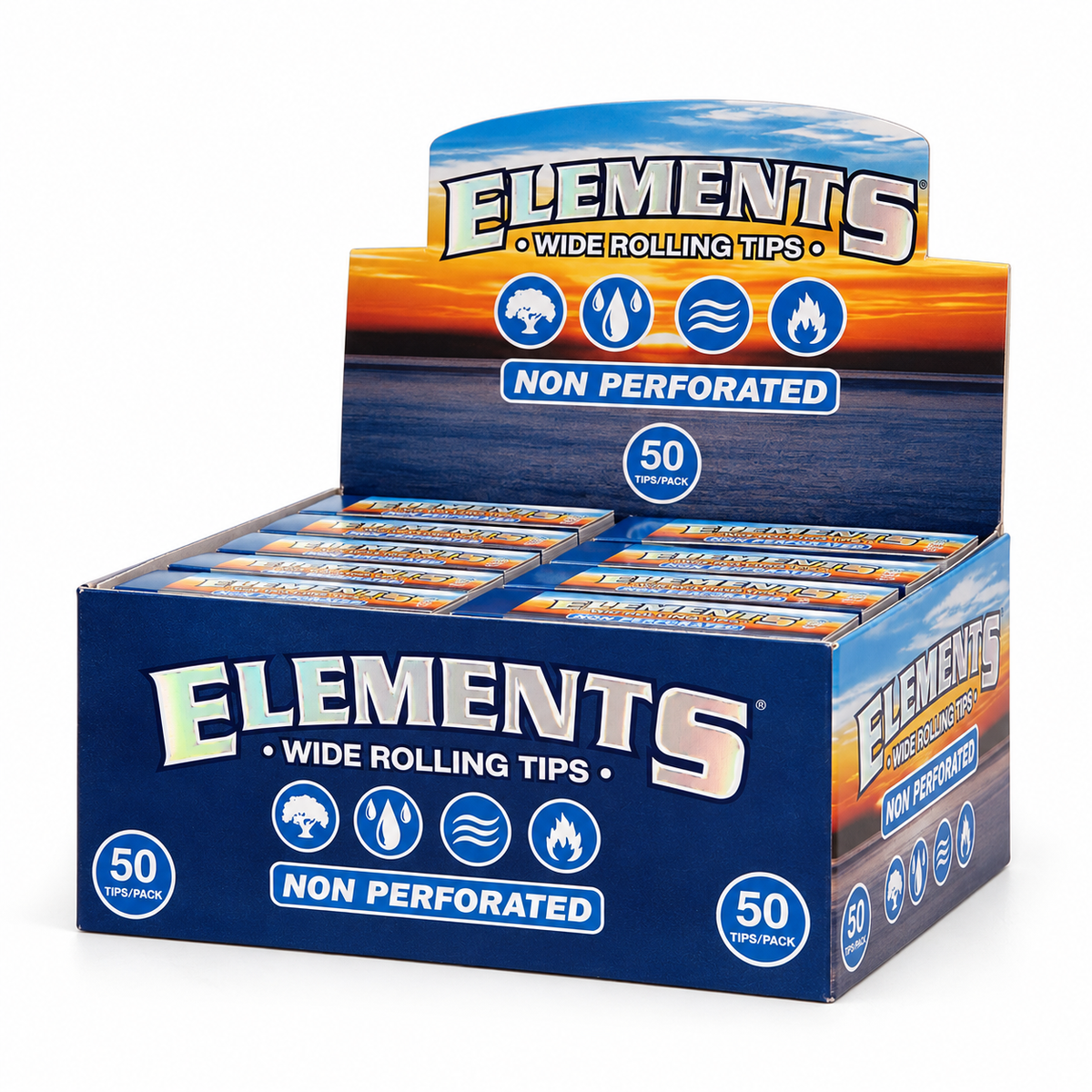 Elements Premium Rolling Tips – Non Perforated