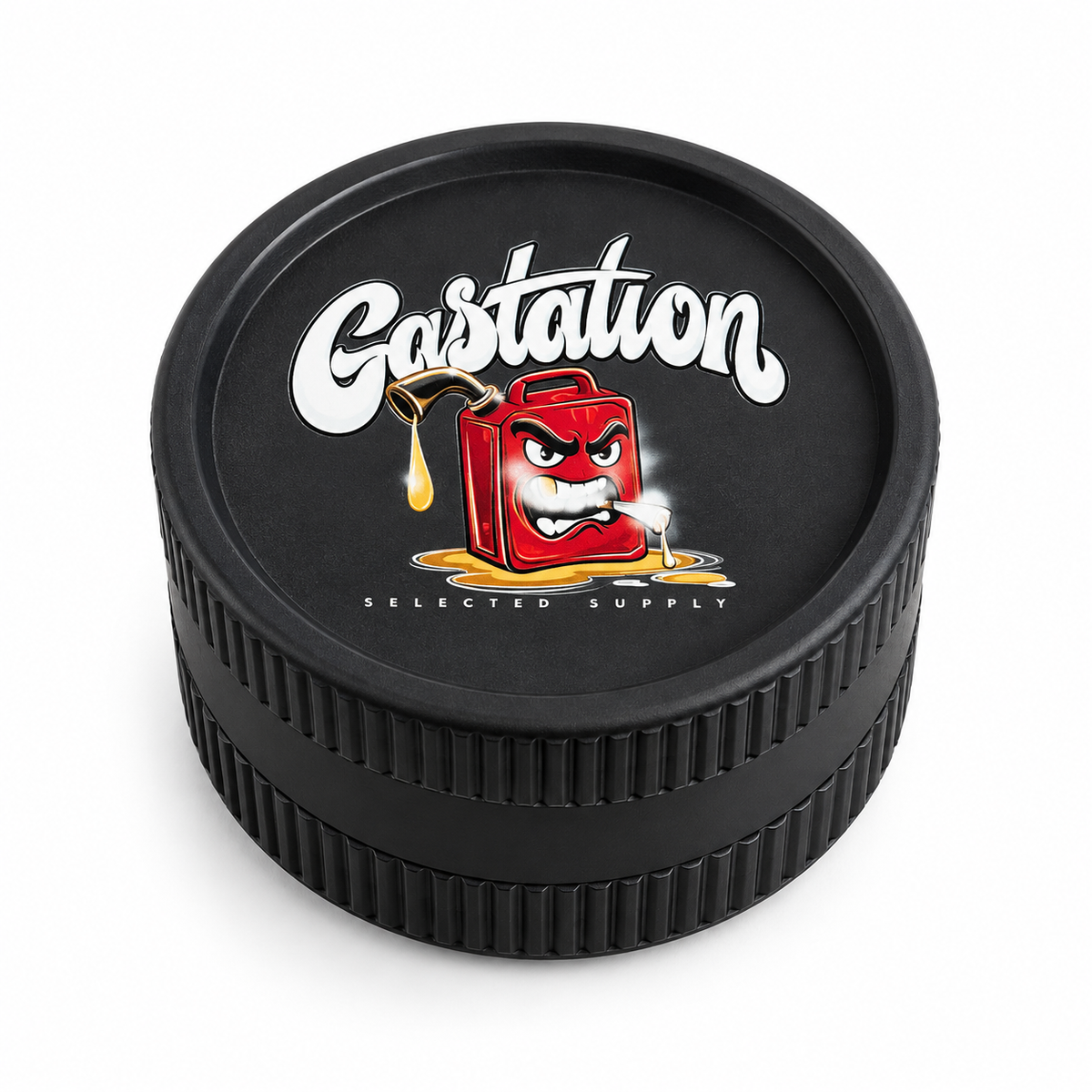 Gas Station Logo Eco Grinder