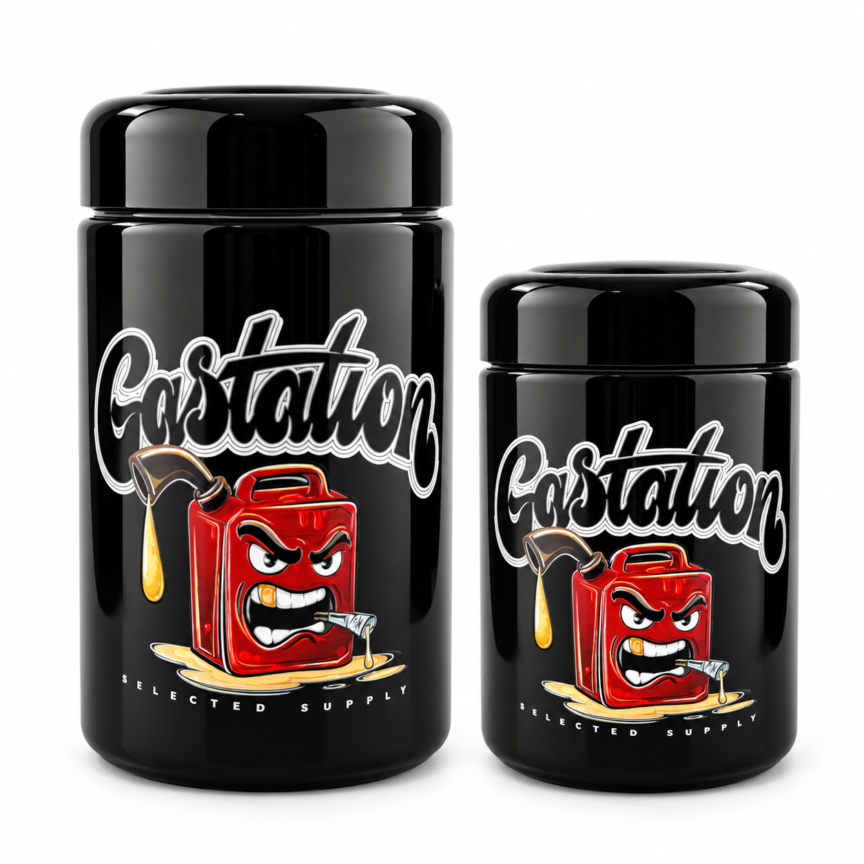 Gas Station Logo UV-Schutzglas