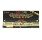 RAW Classic King Size Black Slim32 Blatt