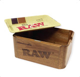Raw Holzbox mit Rolling Tray