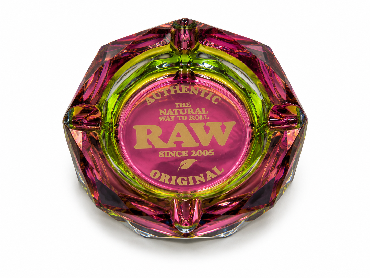 RAW Rainbow Dicker Aschenbecher mit Geschenkbox