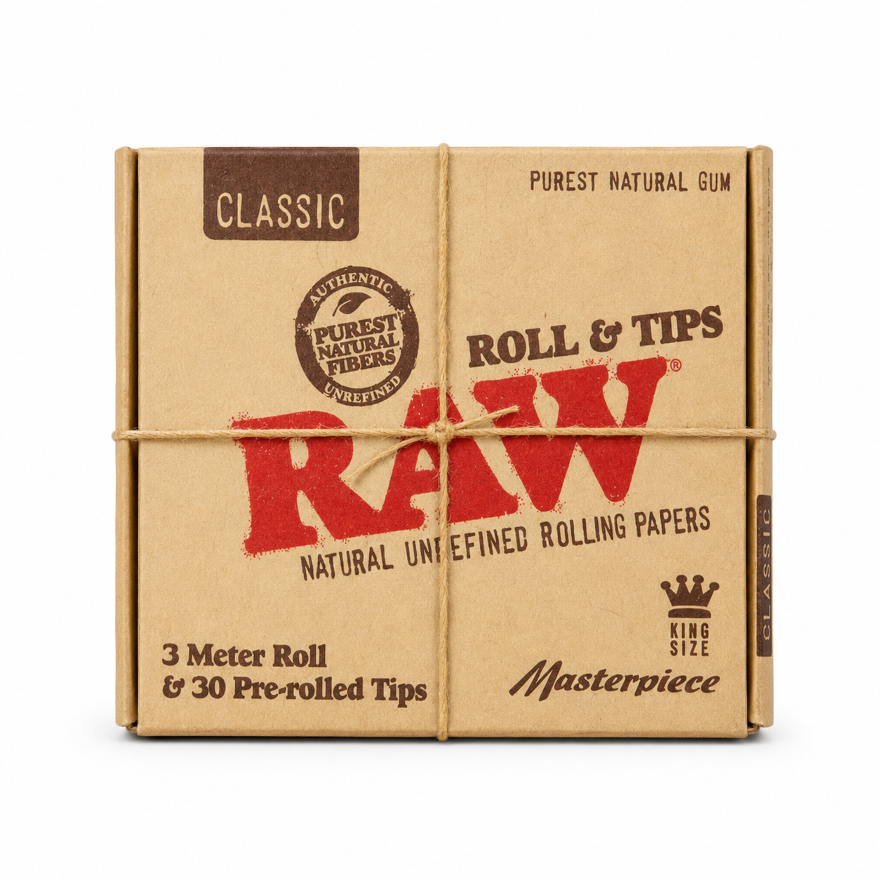 RAW Rolls and Tips 3 meters rolls + pre-rolled tips
