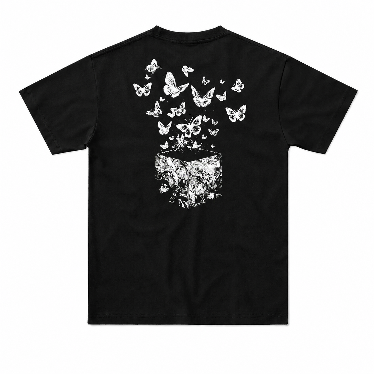 Doja T-Shirt - White Butterfly Edition